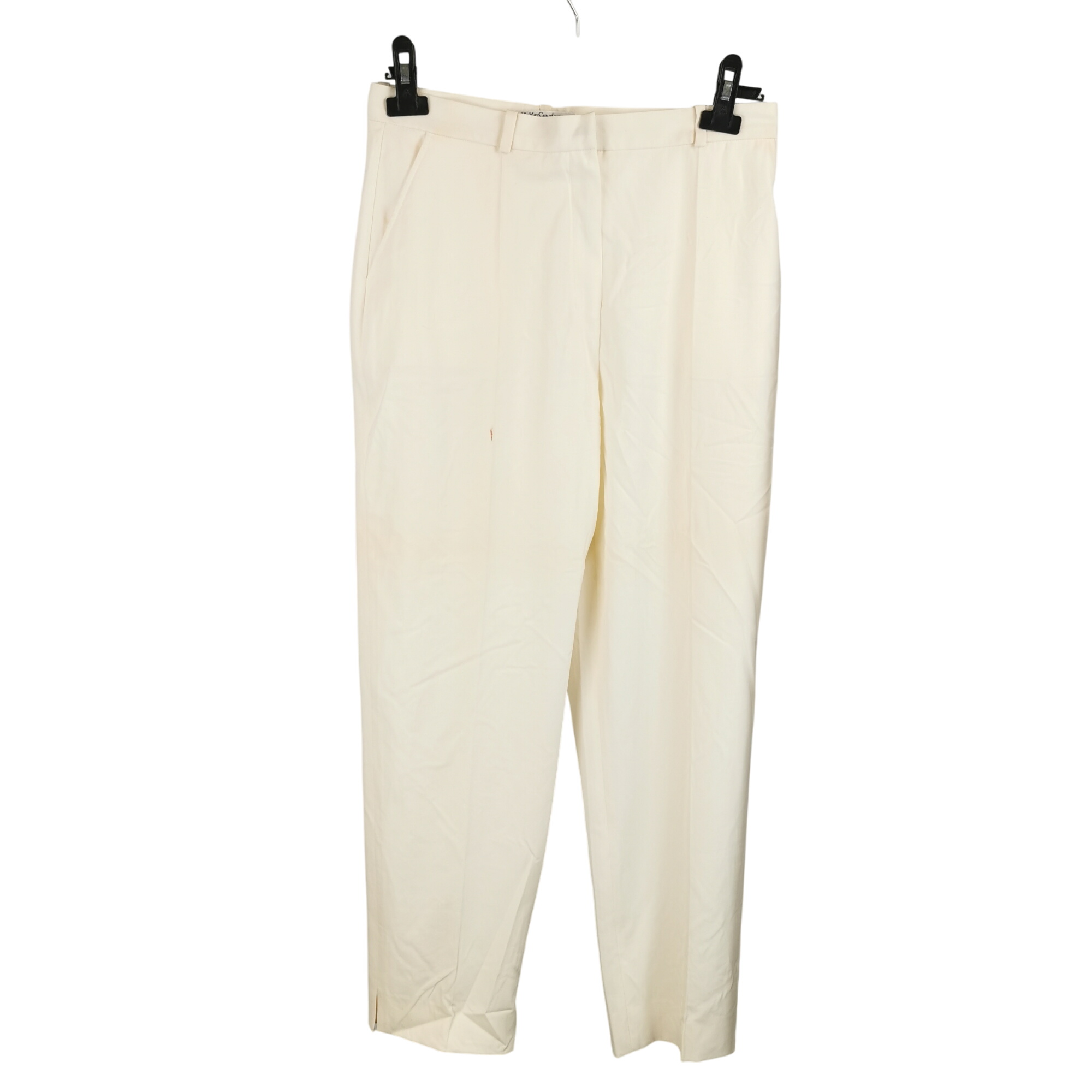 Pantalon Yves Saint Laurent T40 blanc crème - Bon état sur Label Emmaüs